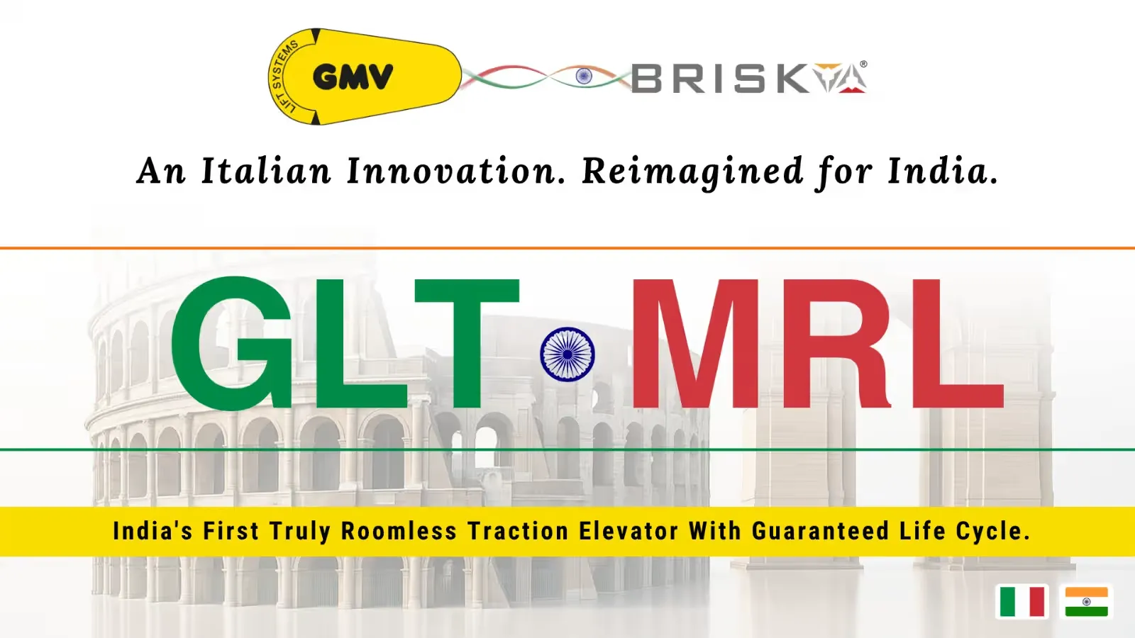 GLT MRL Traction Elevator Architecture