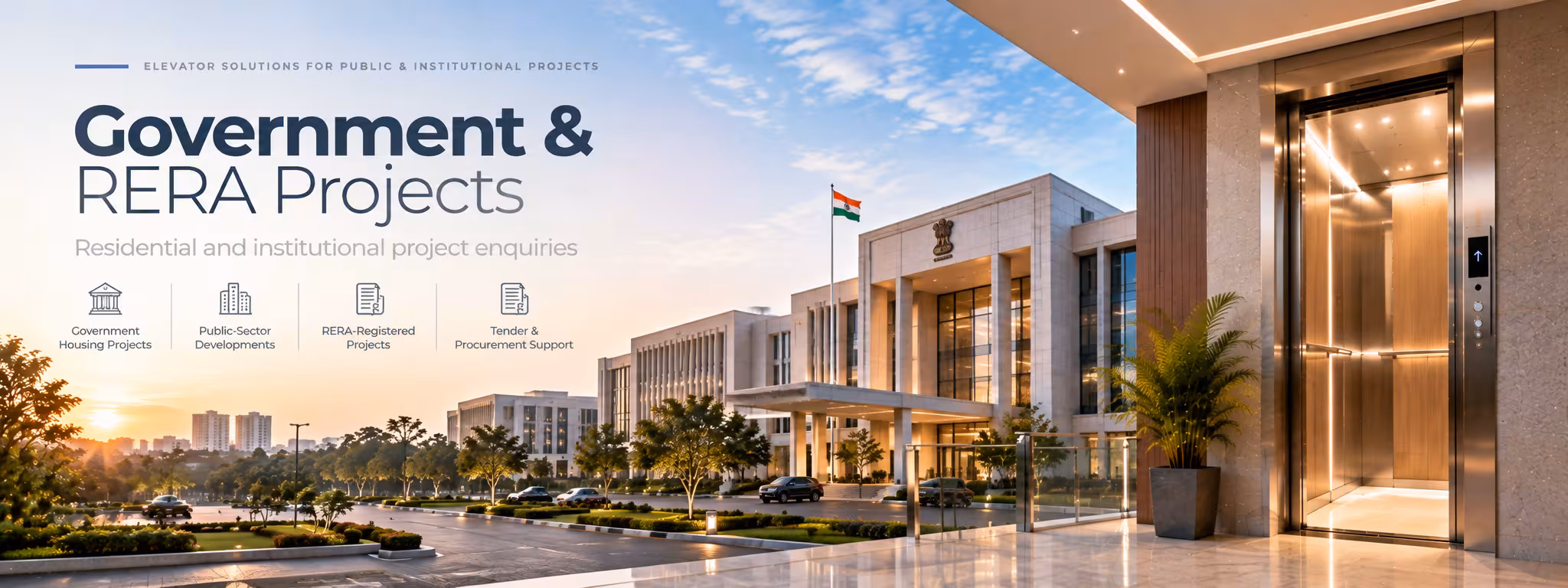 Government Project Elevators in Bengaluru