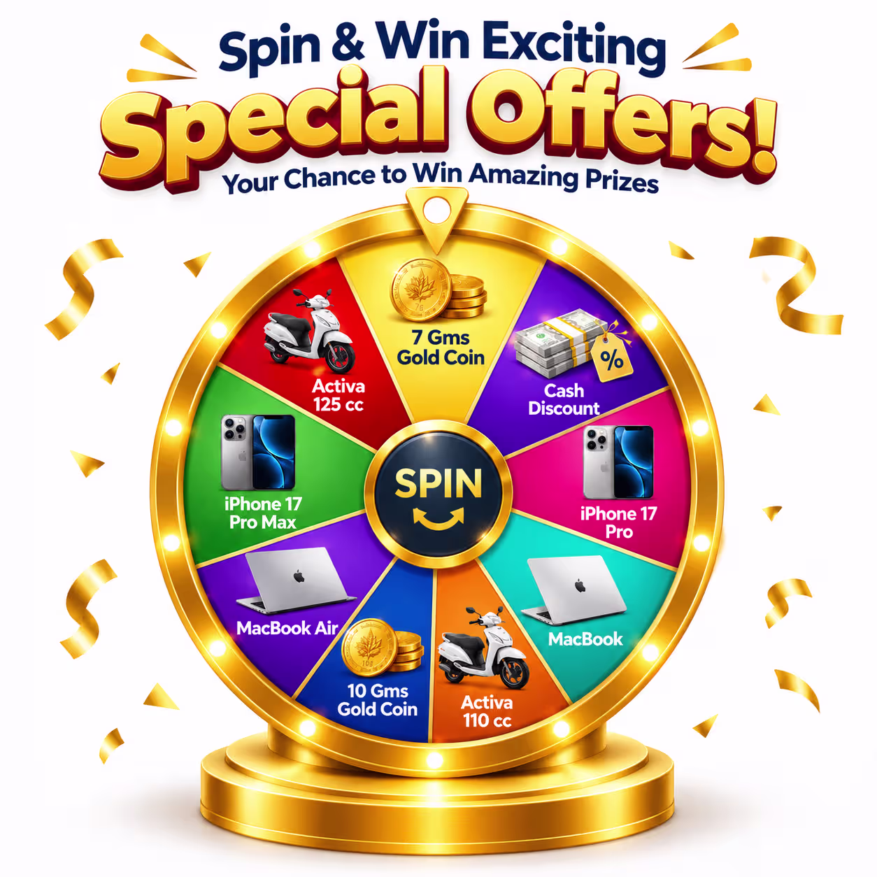 Spin and win special BRISK Elevators offers